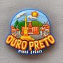 Ímã de Ouro Preto – Ímã de Geladeira Emborrachado