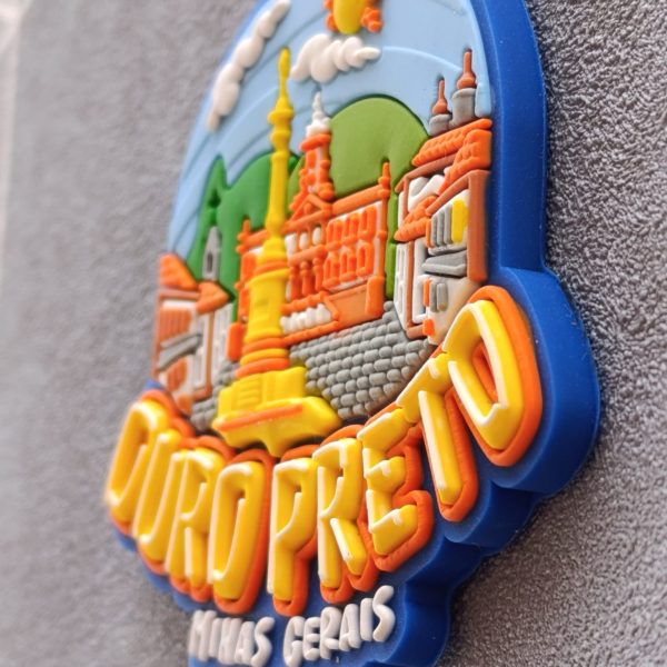 Ímã de Ouro Preto – Ímã de Geladeira Emborrachado - Imagem 5