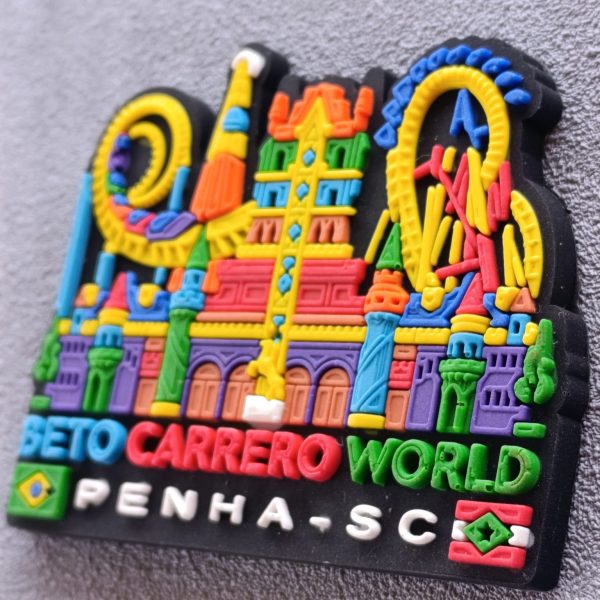 Ímã Beto Carrero Castelo – Ímã de Geladeira Emborrachado - Imagem 3