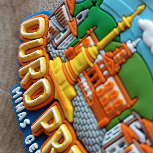 Ímã de Ouro Preto – Ímã de Geladeira Emborrachado - Imagem 4