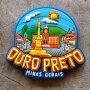 Ímã de Ouro Preto – Ímã de Geladeira Emborrachado