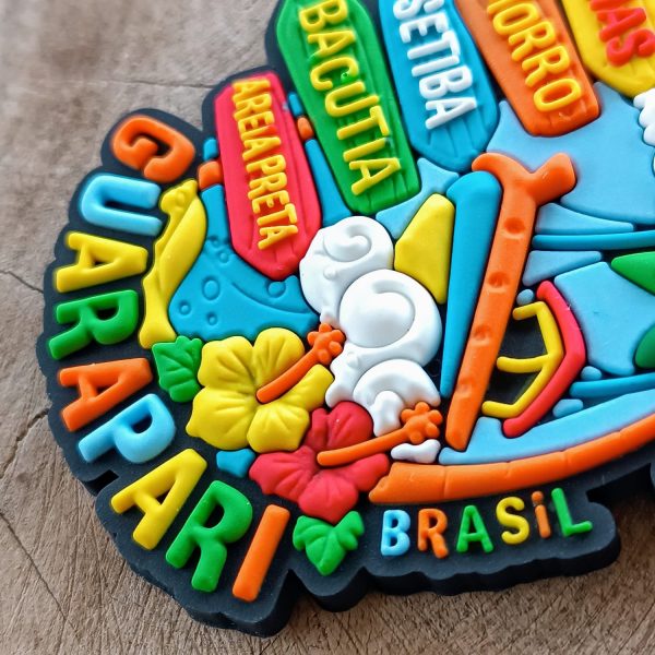 ímã de Guarapari ES – Ímã de Geladeira Emborrachado - Imagem 4
