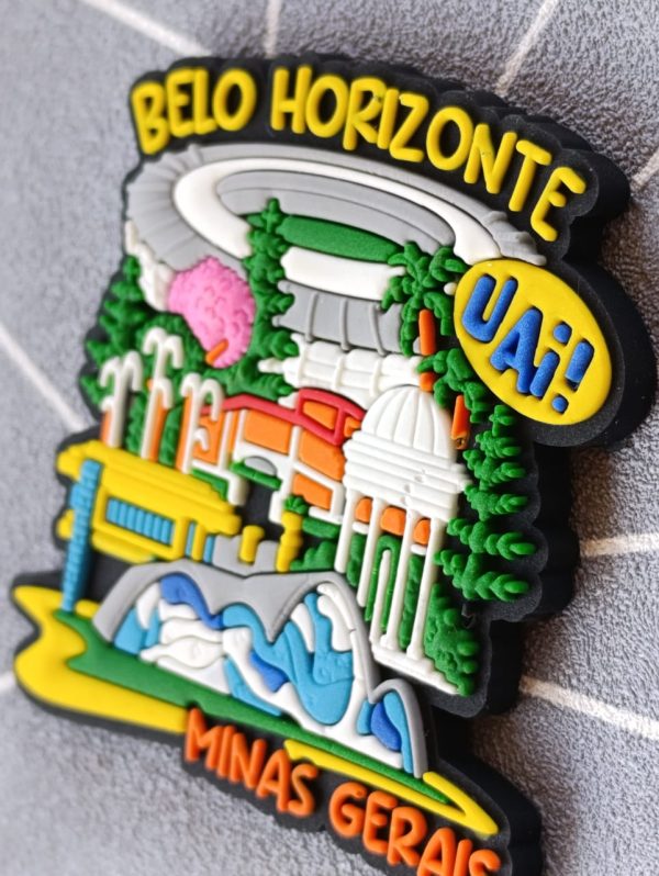 Ímã de Belo Horizonte – Ímã de Geladeira Emborrachado - Imagem 3