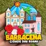 Ímã Barbacena - MG – Ímã de Geladeira Emborrachado