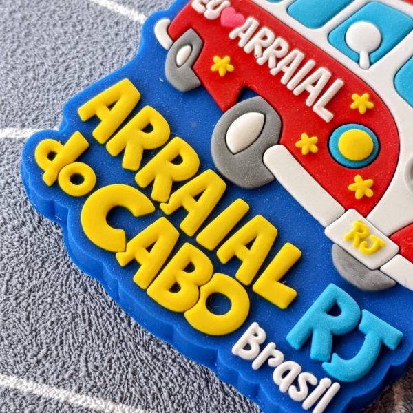 Ímã Arraial Do Cabo RJ Kombi – Ímã de Geladeira - Imagem 4