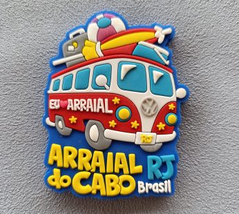 Ímã Arraial Do Cabo RJ Kombi – Ímã de Geladeira