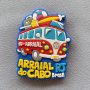 Ímã Arraial Do Cabo RJ Kombi – Ímã de Geladeira