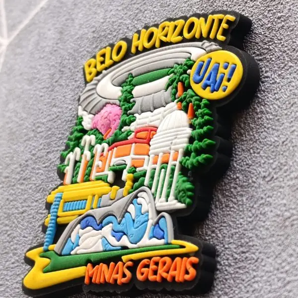 Ímã de Belo Horizonte – Ímã de Geladeira Emborrachado - Imagem 2