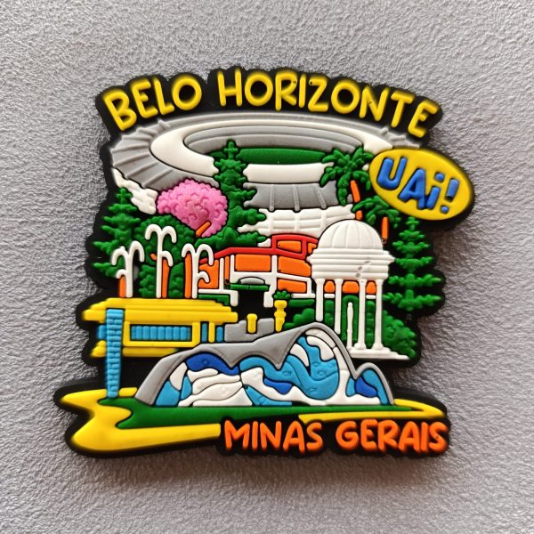 Ímã de Belo Horizonte – Ímã de Geladeira Emborrachado