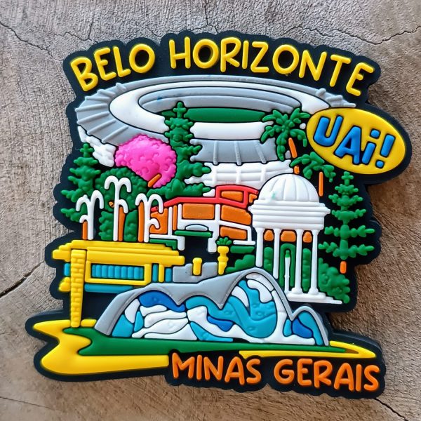 Ímã de Belo Horizonte – Ímã de Geladeira Emborrachado