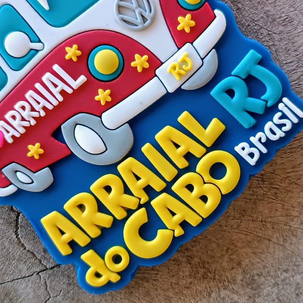 Ímã Arraial Do Cabo RJ Kombi – Ímã de Geladeira - Imagem 3