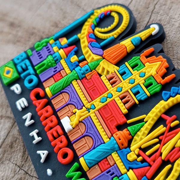 Ímã Beto Carrero Castelo – Ímã de Geladeira Emborrachado - Imagem 4