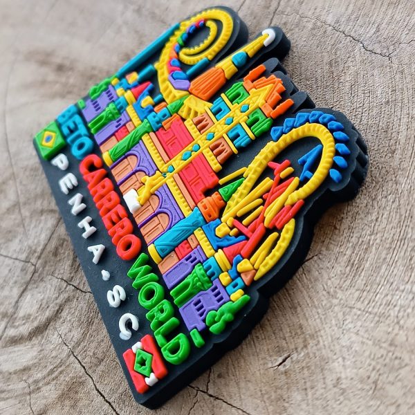 Ímã Beto Carrero Castelo – Ímã de Geladeira Emborrachado - Imagem 2