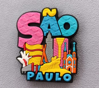 Ímã São Paulo – Ímã de Geladeira Emborrachado