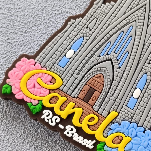Ímã Canela RS Igreja Nossa Senhora de Lourdes – Ímã de Geladeira - Imagem 3
