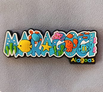 Ímã Maragogi AL Letreiro Fundo Do Mar – Ímã de Geladeira