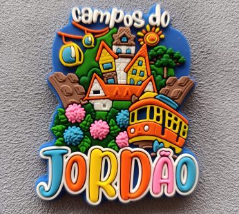 Imã de Campos do Jordão – SP – Ímã de Geladeira Emborrachado
