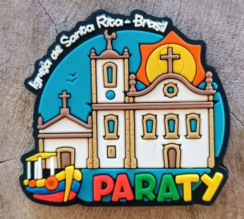 Ímã Paraty RJ Igreja Santa Rita Redondo – Ímã de Geladeira