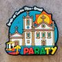 Ímã Paraty RJ Igreja Santa Rita Redondo – Ímã de Geladeira