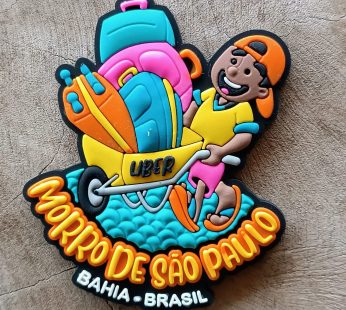 Ímã Morro de São Paulo – BA – Emborrachado – Ímã de Geladeira