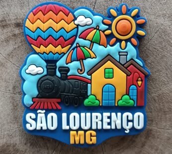 Ímã EXCLUSIVO de  SÃO LOURENÇO, MG – Ímã de Geladeira emborrachado