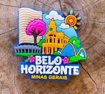 Ímã EXCLUSIVO de  BELO HORIZONTE, MG – Ímã de Geladeira emborrachado