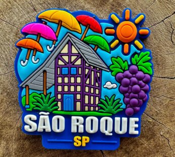 Ímã EXCLUSIVO de SÃO ROQUE – SP– Colecionável PREMIUM