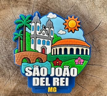 Ímã de Geladeira EXCLUSIVO de SÃO JOÃO DEL REI, MG – Colecionável PREMIUM