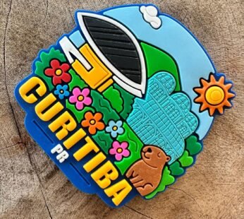Ímã de Geladeira EXCLUSIVO de CURITIBA – PR – Colecionável PREMIUM