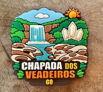 Ímã de Geladeira EXCLUSIVO de CHAPADA DOS VEADEIROS , GO – Colecionável PREMIUM