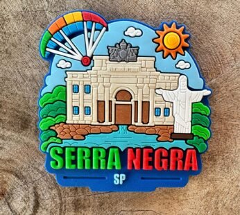 Ímã de Geladeira EXCLUSIVO de SERRA NEGRA – SP – Colecionável PREMIUM