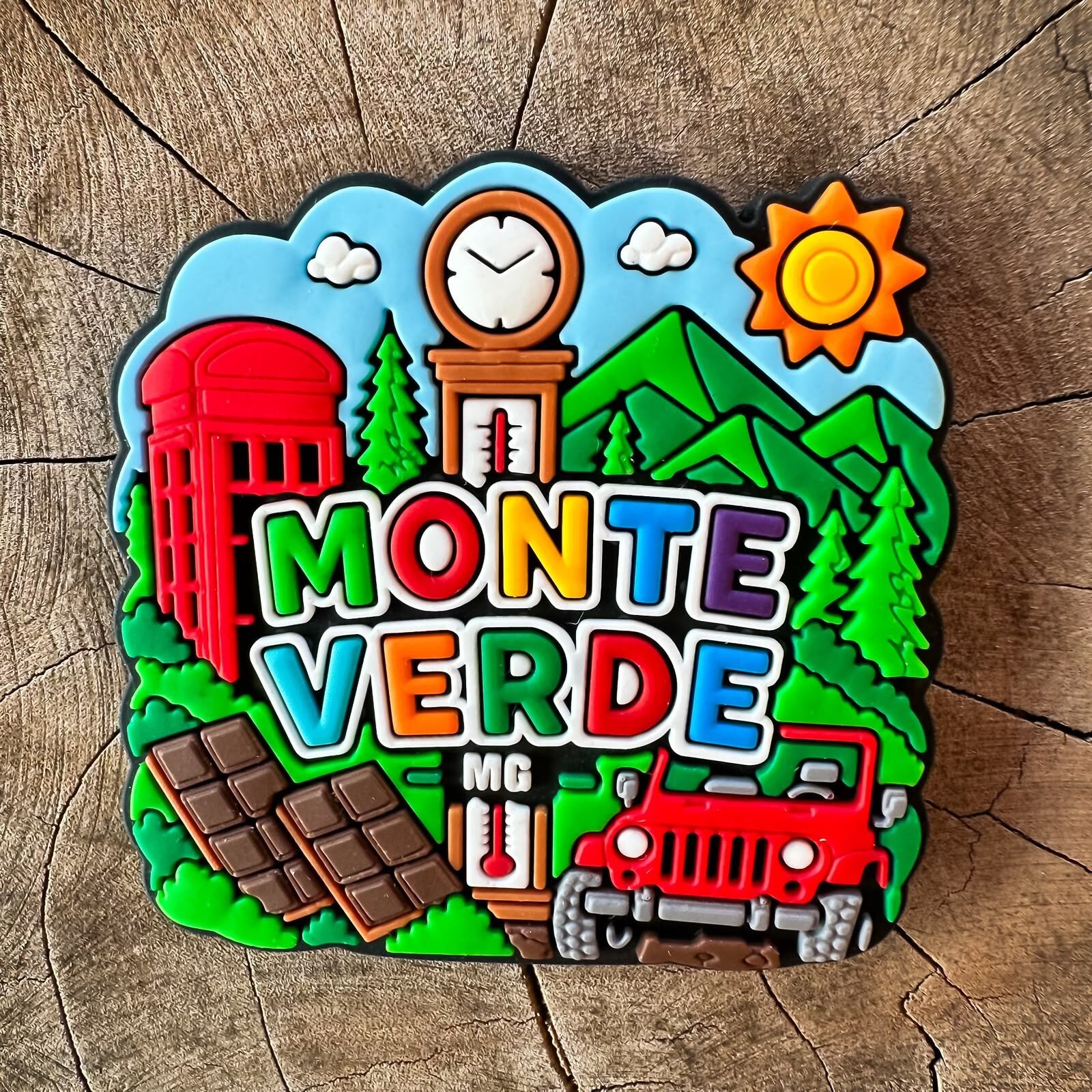 Ímã EXCLUSIVO de MONTE VERDE - MG – Ímã de Geladeira emborrachado