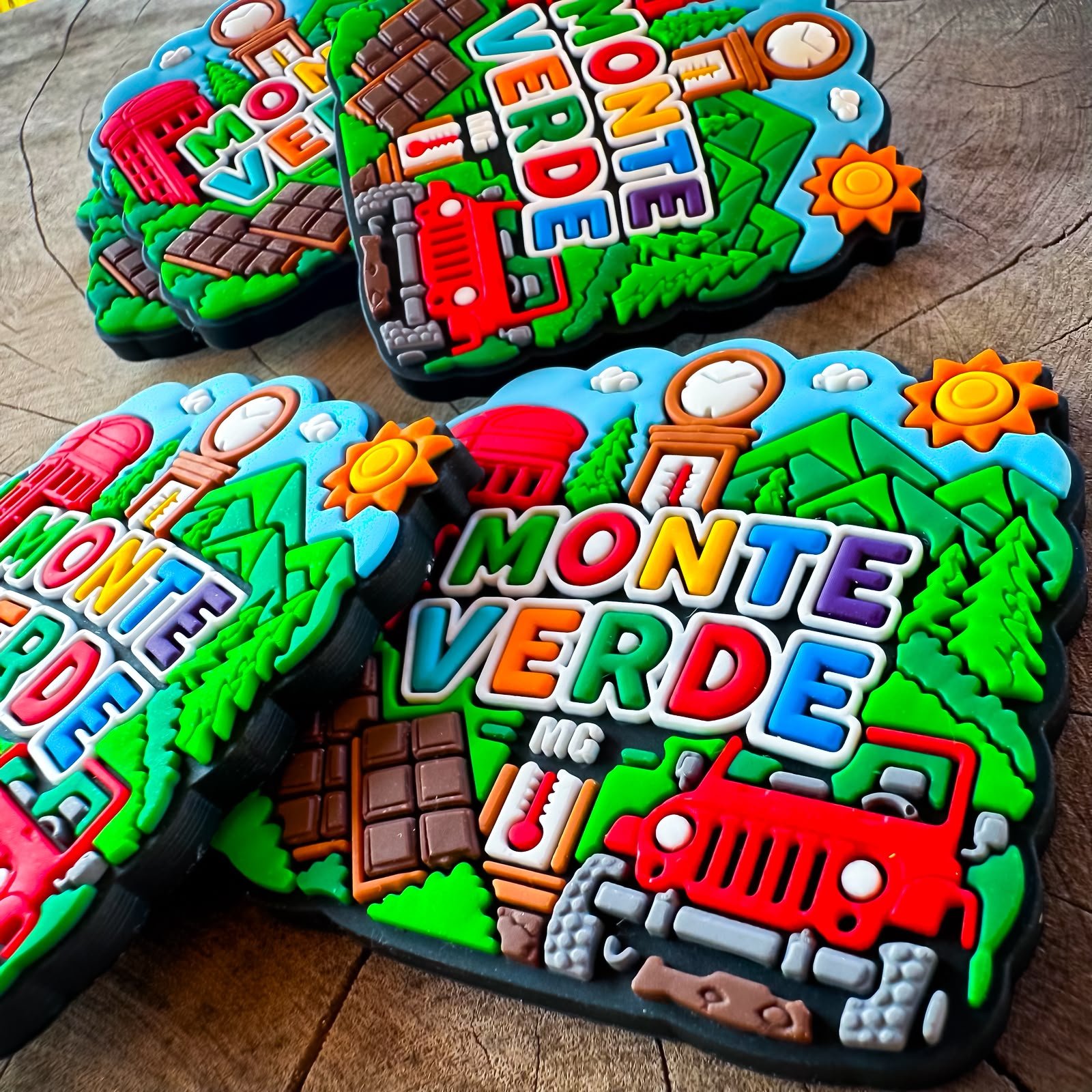 Ímã EXCLUSIVO de MONTE VERDE - MG – Ímã de Geladeira emborrachado - Imagem 3