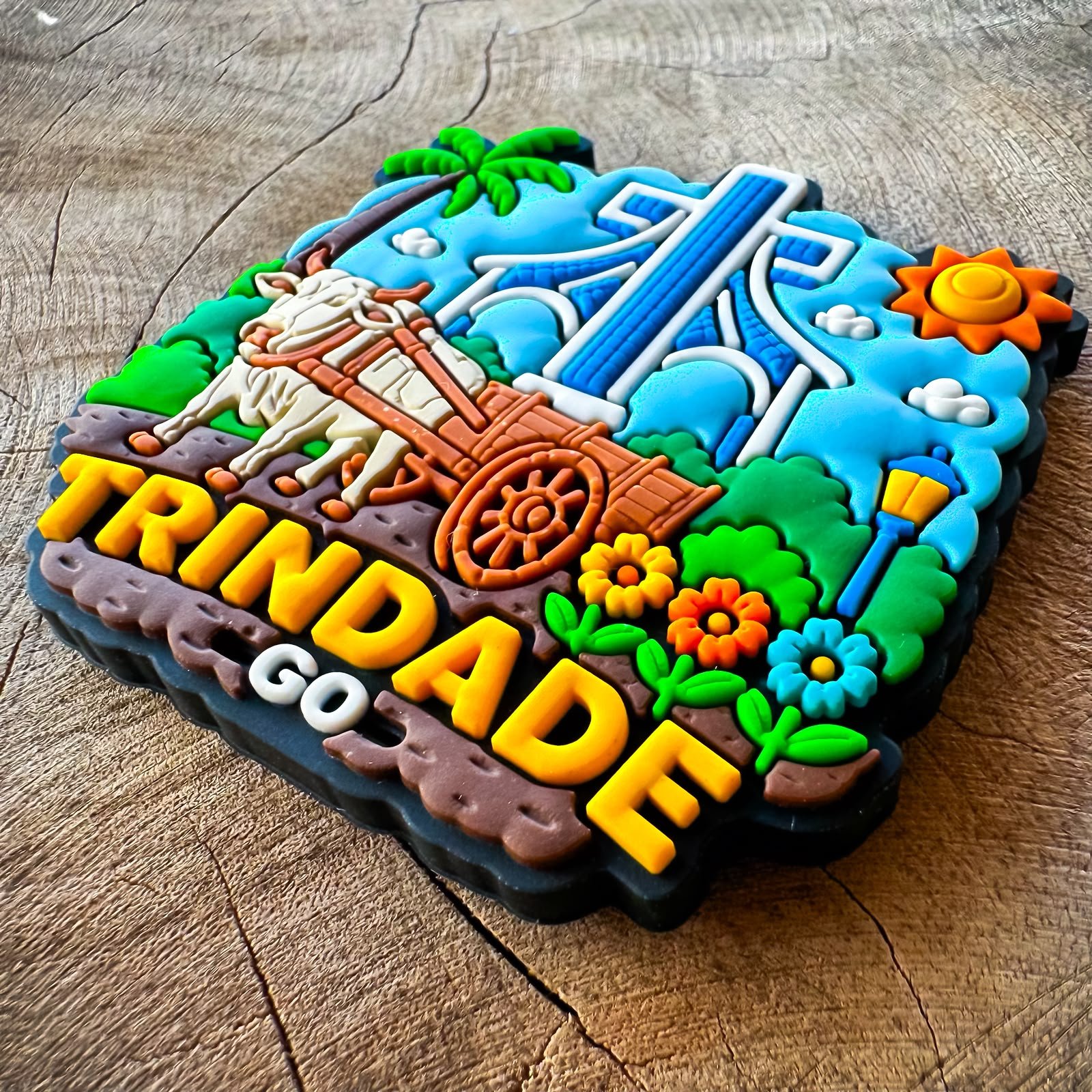 Ímã EXCLUSIVO de TRINDADE - GO – Ímã de Geladeira emborrachado - Imagem 5